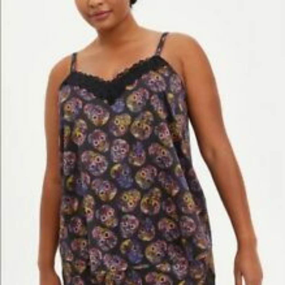 Torrid Dream Satin Skull PJ Set